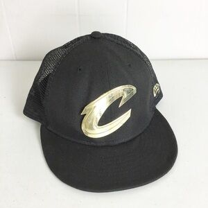 Cleveland Cavaliers New Era 9FIFTY Snapback Hat 3D Gold Cap